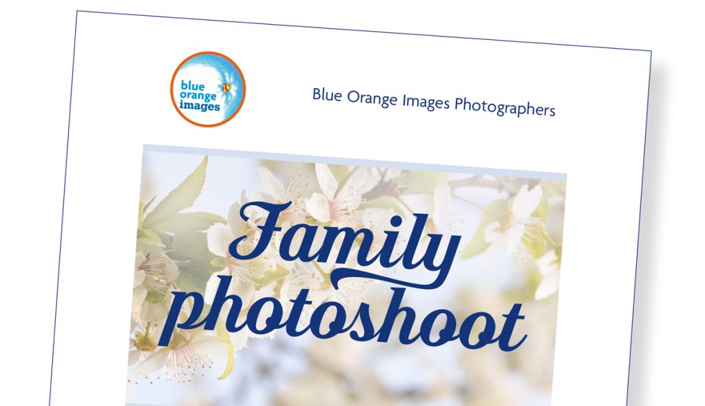 Blue Orange Images family photoshoot voucher iWatford